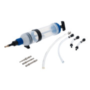 BGS Pompe à main 1500 ml avec jeu d’adaptateurs