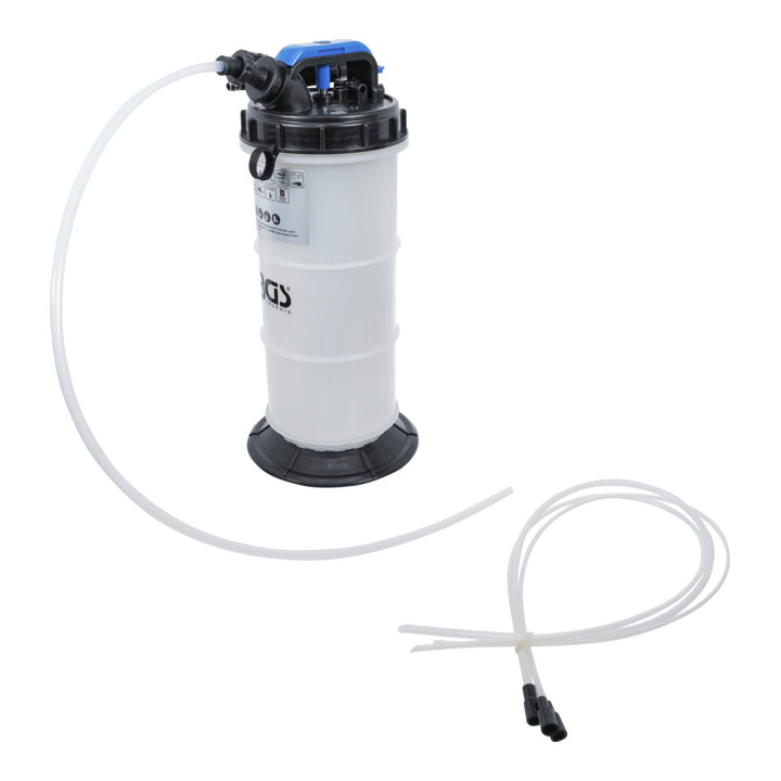 BGS Pompe d’aspiration à vide, pneumatique, 6 l