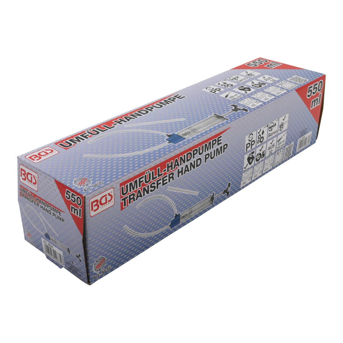 BGS Pompe de transfert à main, 550 ml