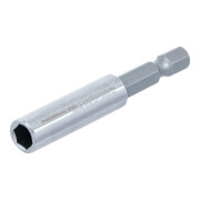 BGS Porta bit magnetico, extra forte, uscita esagonale, 6,3mm 60mm