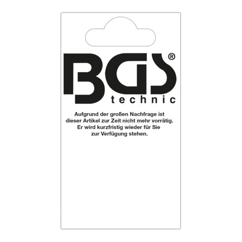 BGS Porta etichette in plastica per espositore da parete, 52 x 98 mm, 12 pezzi in 1 foglio