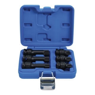 BGS Power bit insteekset aandrijving binnenvierkant 12,5 mm (voor XZN) M14 - M18 6 dlg.