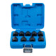 BGS Power bit insteekset aandrijving vierkantaandrijving 12,5 mm (1/2 inch) T-profiel (voor TX) T20 - T70 9 delig-1