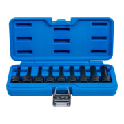 BGS Power bit insteekset aandrijving vierkantaandrijving 12,5 mm (1/2 inch) wigprofiel (voor Ribe) M5 - M14 9 delig