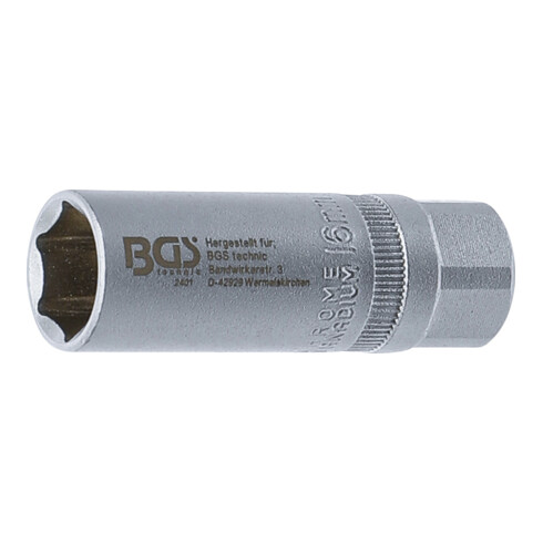 BGS Inserto per candele esagonale, azionamento quadro interno