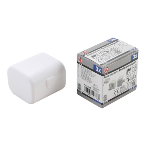 BGS Prise de voyage/adaptateur de prise de courant 3 pièces