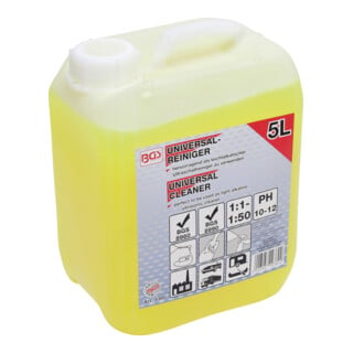 BGS Produit de nettoyage universel 5 l pour nettoyeurs haute pression et nettoyeurs à ultrasons