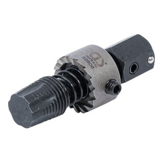 BGS Pulitore per filettature di candele con fresa per sedi di tenuta, M14 x 1,25