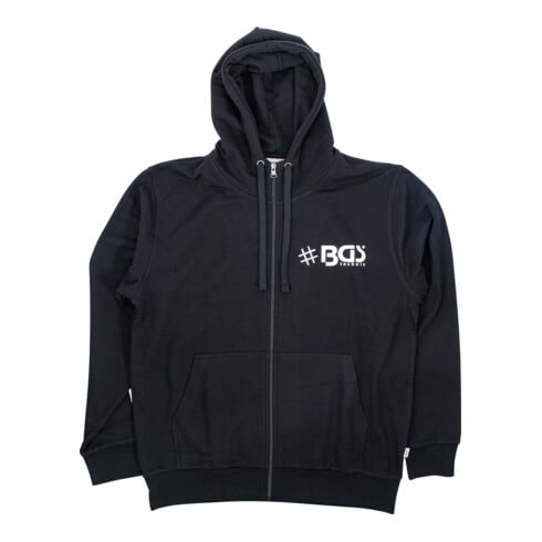 BGS® Hoodie sweatvest, maat S