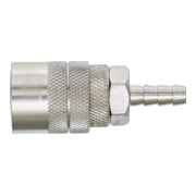 BGS Raccord rapide à air comprimé avec raccord de tuyau 6 mm États-Unis / France-4