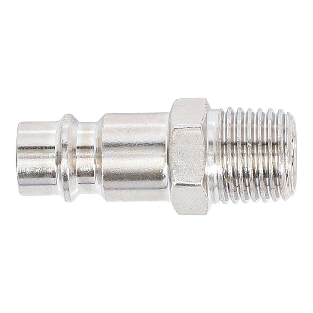 BGS Raccordo a innesto pneumatico, 6,3 mm (1/4") filettatura esterna