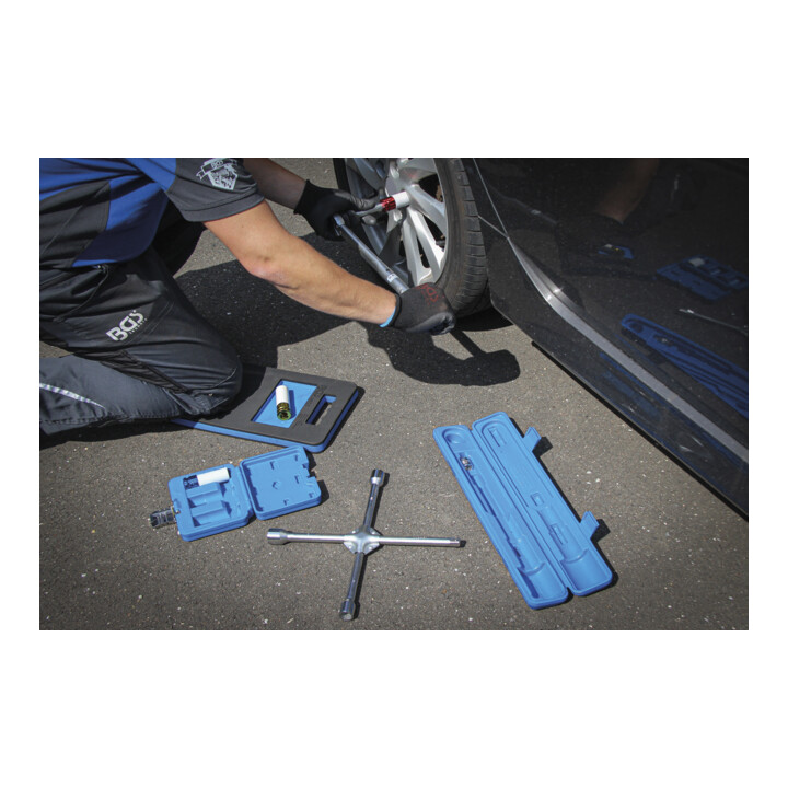 BGS Radwechsel-Service-Satz mit Rangier-Wagenheber 2,5 t 10-tlg.