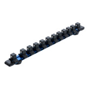BGS Rail de support pour 12 douilles de clé à douille aimanté pour 12,5 mm (1/2")