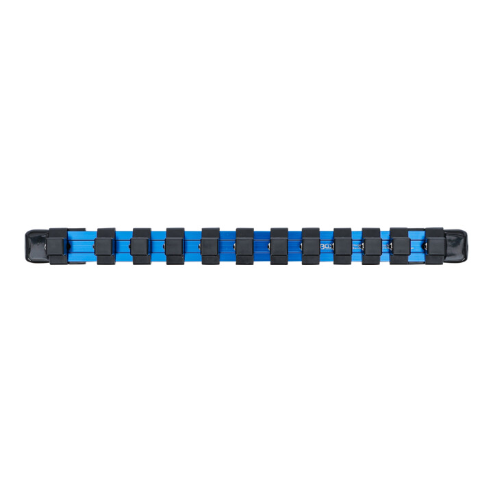 BGS Rail de support pour 12 douilles de clé à douille aimanté pour 12,5 mm (1/2")