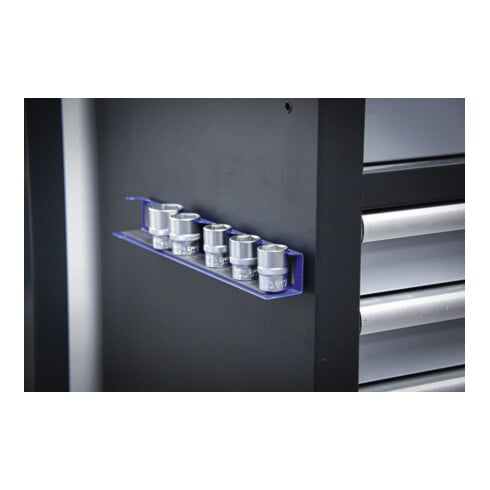 BGS Rail de support pour douilles de clé à douille aimanté pour 12,5 mm (1/2")