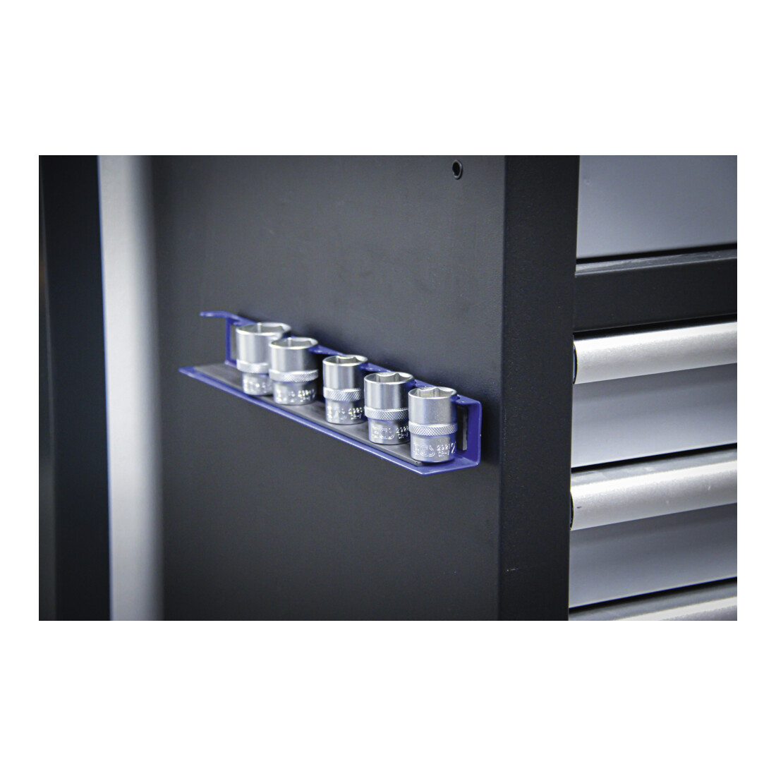 BGS Rail de support pour douilles de clé à douille aimanté pour 12,5 mm (1/2")