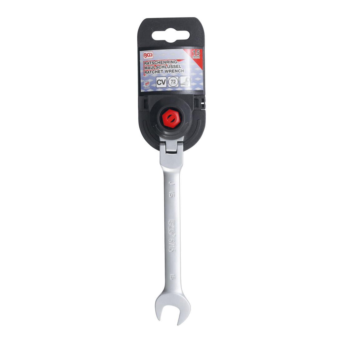BGS Ratel knie ringsteeksleutel | 15 mm