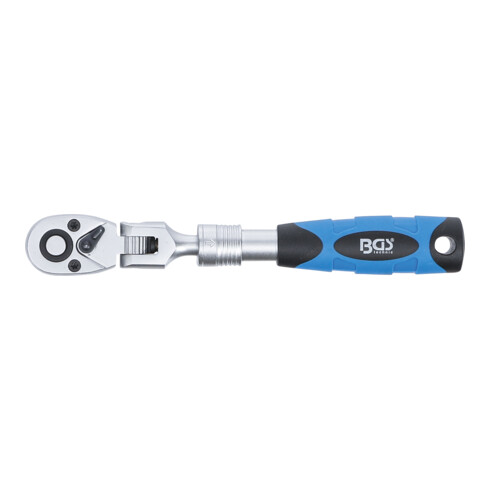 BGS Ratel kniesleutel, uittrekbaar | 6,3 mm (1/4") | 175 - 225 mm