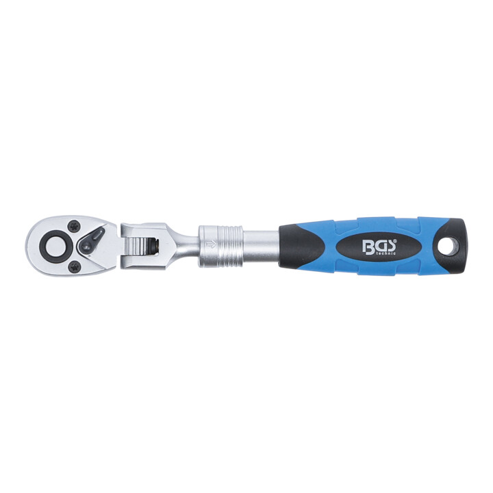 BGS Ratel kniesleutel, uittrekbaar | 6,3 mm (1/4") | 175 - 225 mm
