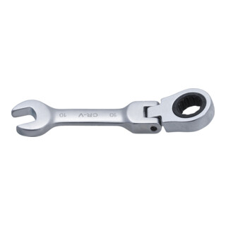 BGS Ratel ringsteeksleutel | kort | knie | 10 mm
