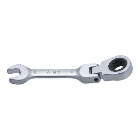 BGS Ratel ringsteeksleutel | kort | knie | 8 mm