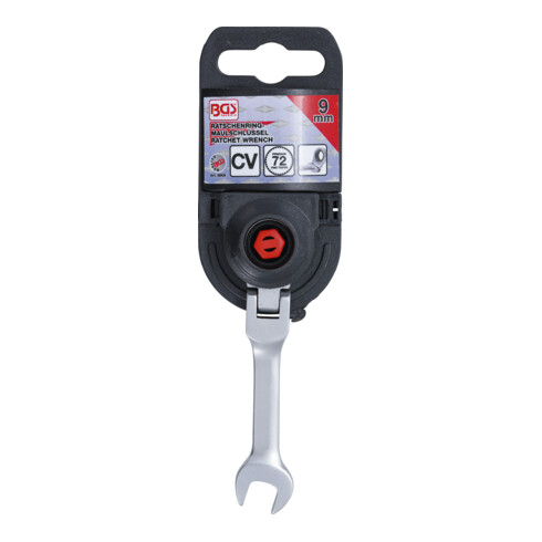 BGS Ratel ringsteeksleutel | kort | knie | 9 mm