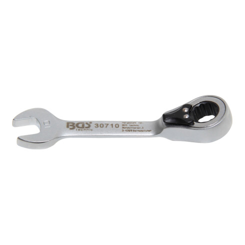BGS Ratel ringsteeksleutel | kort | omschakelbaar | 10 mm