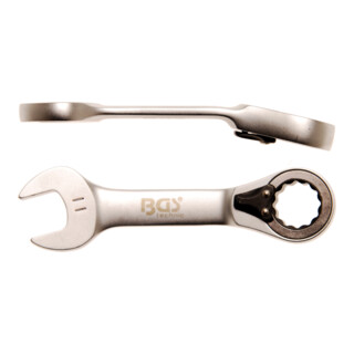 BGS Ratel ringsteeksleutel | kort | omschakelbaar | 11 mm
