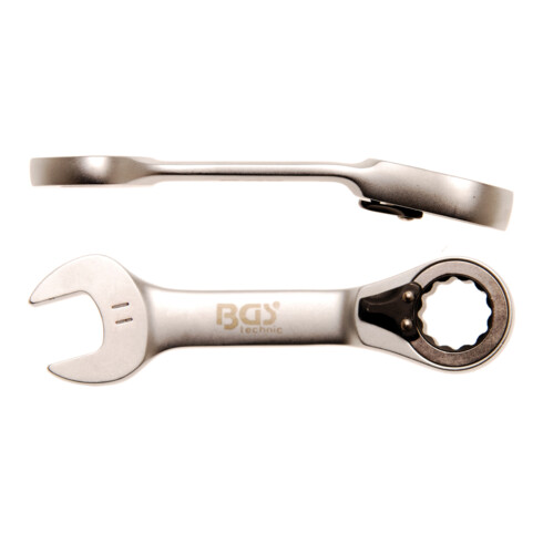 BGS Ratel ringsteeksleutel | kort | omschakelbaar | 11 mm