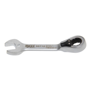 BGS Ratel ringsteeksleutel | kort | omschakelbaar | 12 mm