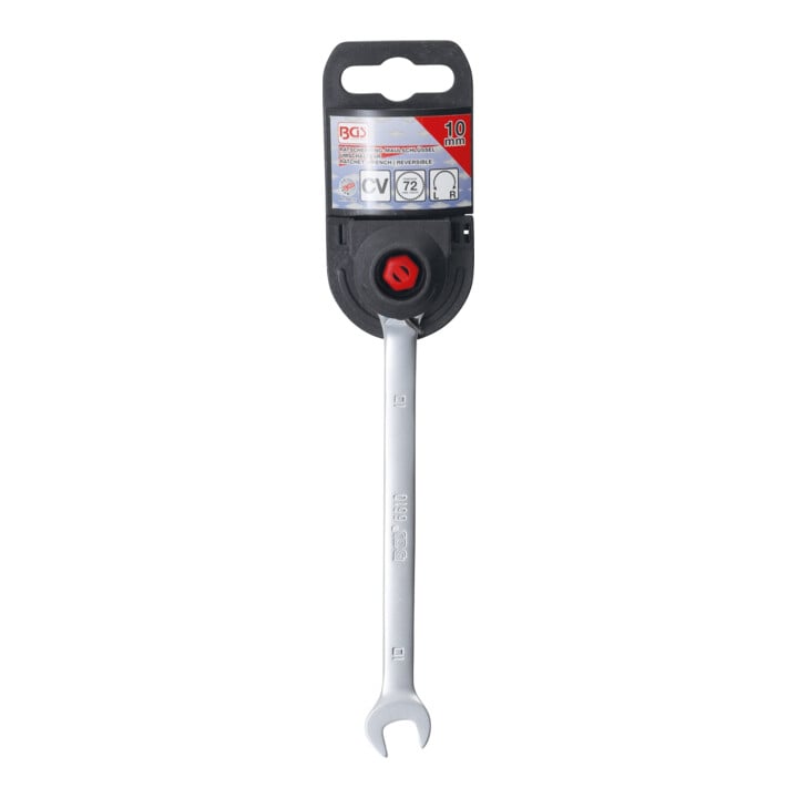 BGS Ratel ringsteeksleutel | omschakelbaar | 10 mm