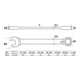 BGS Ratel ringsteeksleutel | omschakelbaar | 12 mm-3