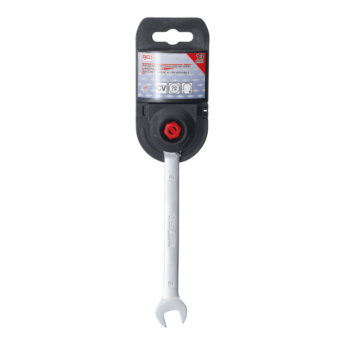 BGS Ratel ringsteeksleutel | omschakelbaar | 13 mm