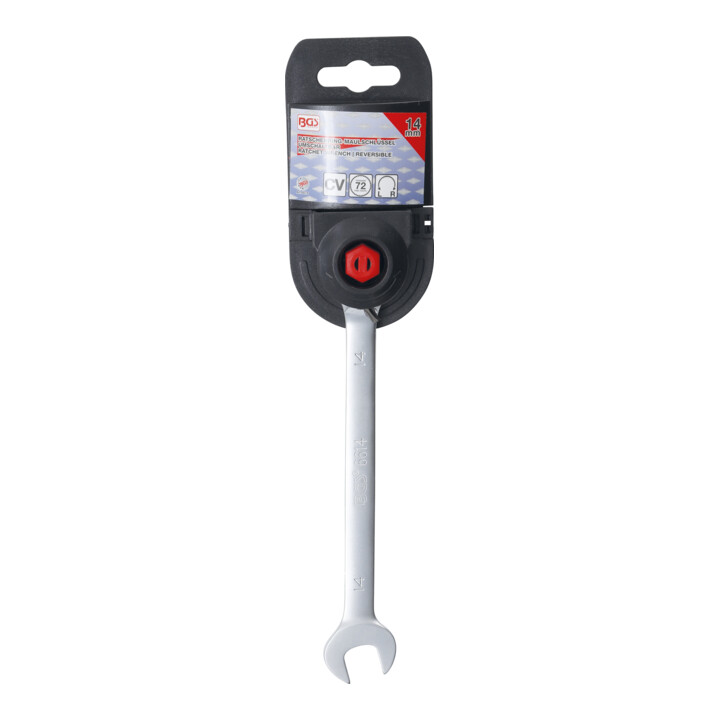 BGS Ratel ringsteeksleutel | omschakelbaar | 14 mm