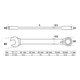 BGS Ratel ringsteeksleutel | omschakelbaar | 17 mm-2