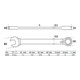 BGS Ratel ringsteeksleutel | omschakelbaar | 8 mm-2