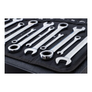 BGS Ratelring-steeksleutelset | metrische en inchmaten | 22-dlg.-2