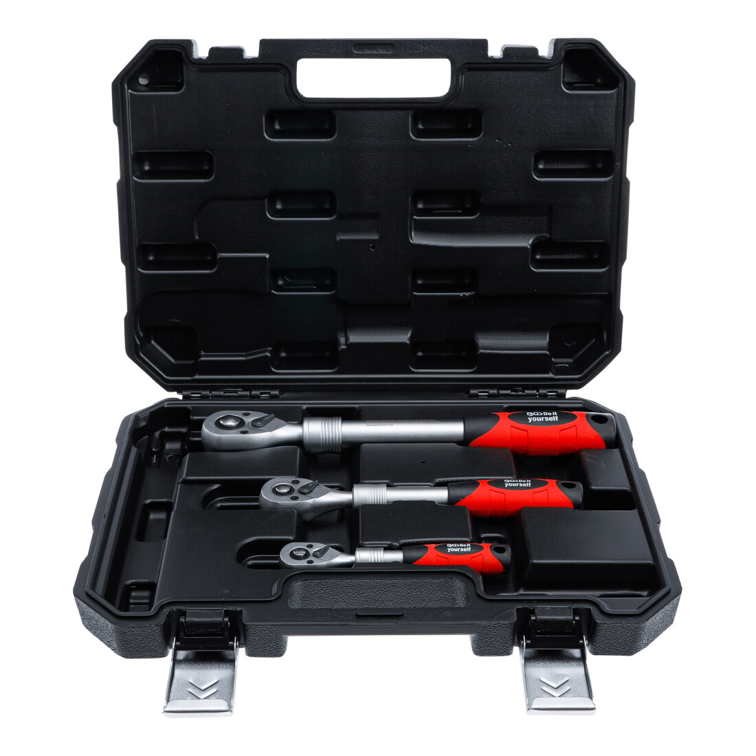 BGS Ratelsleutel-set | uittrekbaar | 6,3 mm (1/4") - 10 mm (3/8") - 12,5 mm (1/2") | 3-dlg.