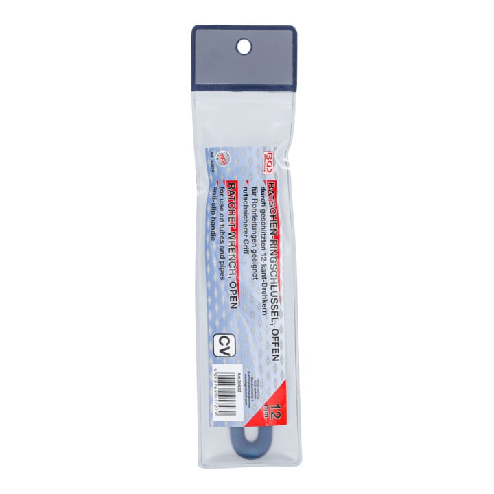BGS Ratschen-Ringschlüssel, offen 30832, SW 12 mm