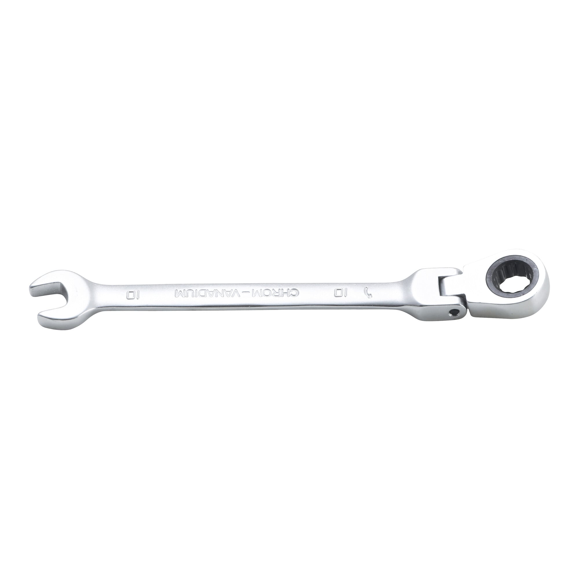 BGS Ratschenring-Maulschlüssel 6710, abwinkelbar, SW 10 mm ; BGS technic