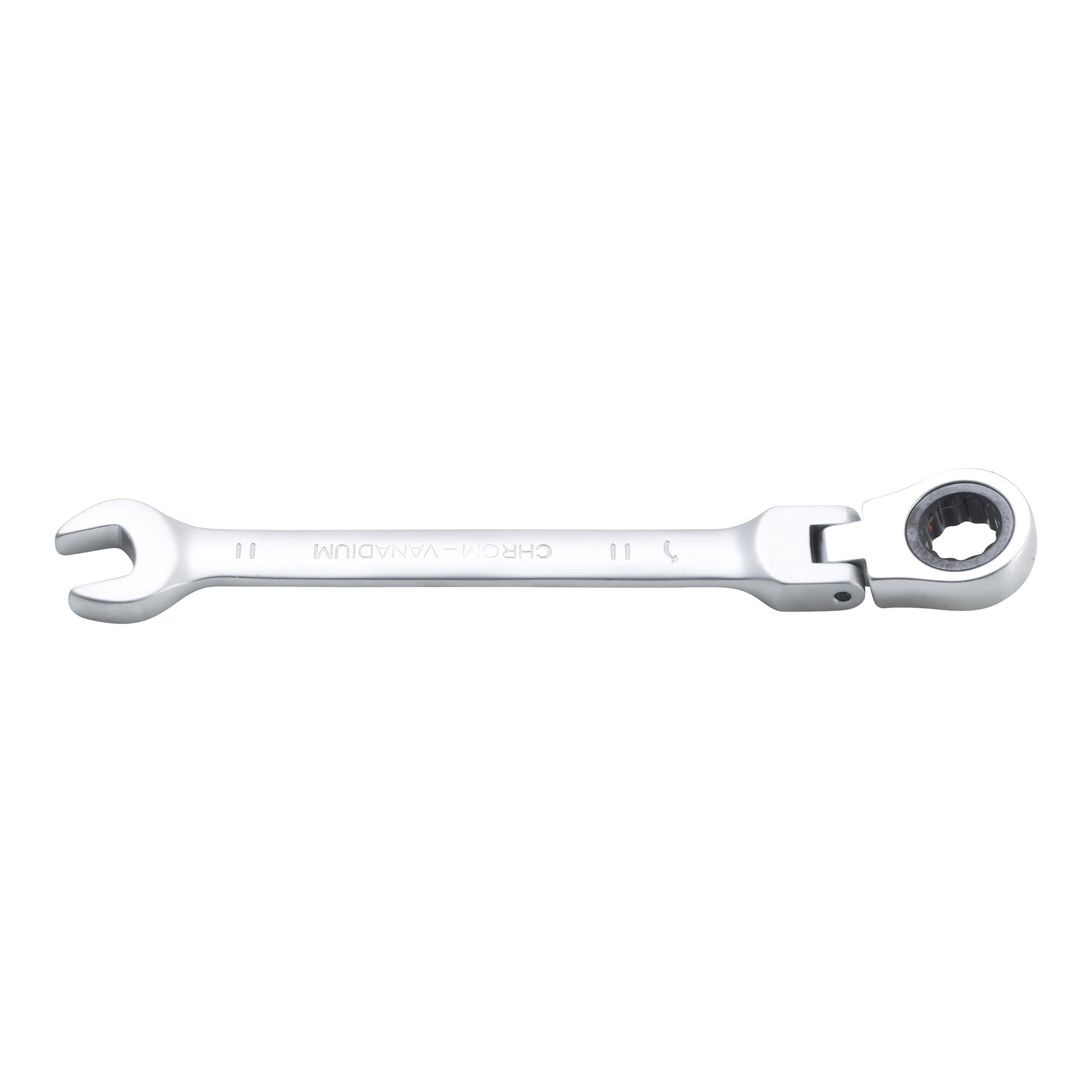 BGS Ratschenring-Maulschlüssel 6711, abwinkelbar, SW 11 mm ; BGS technic