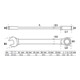 BGS Ratschenring-Maulschlüssel 6718, abwinkelbar, SW 18 mm-3