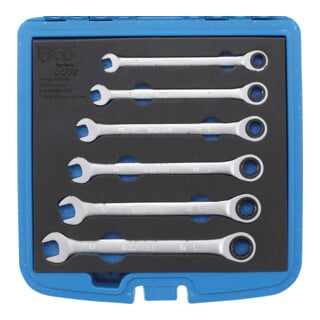 BGS Ratschenring-Maulschlüssel-Satz SW 8 - 13 mm 6 teilig