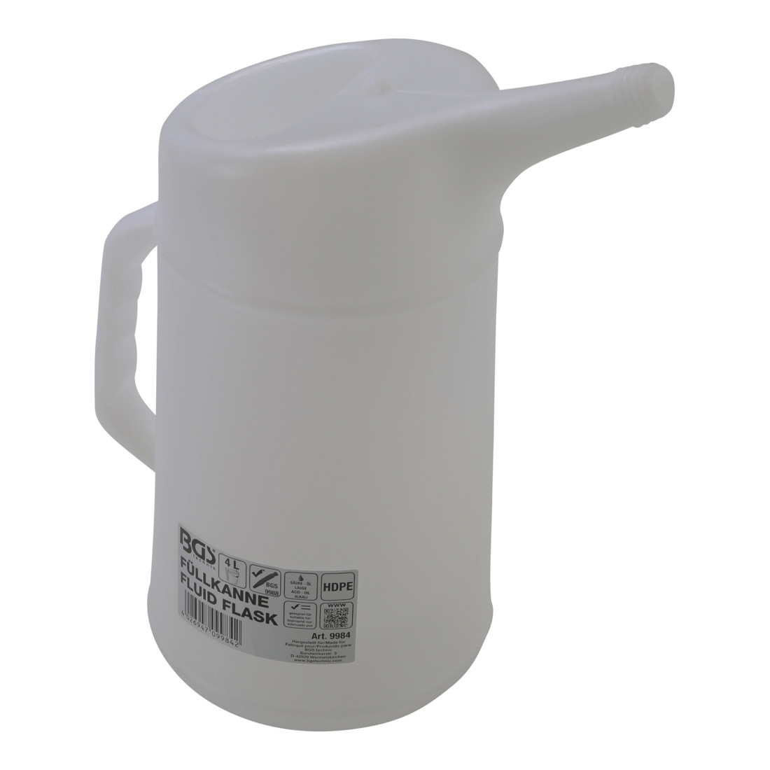 BGS Recipiente per fluidi, 4 l