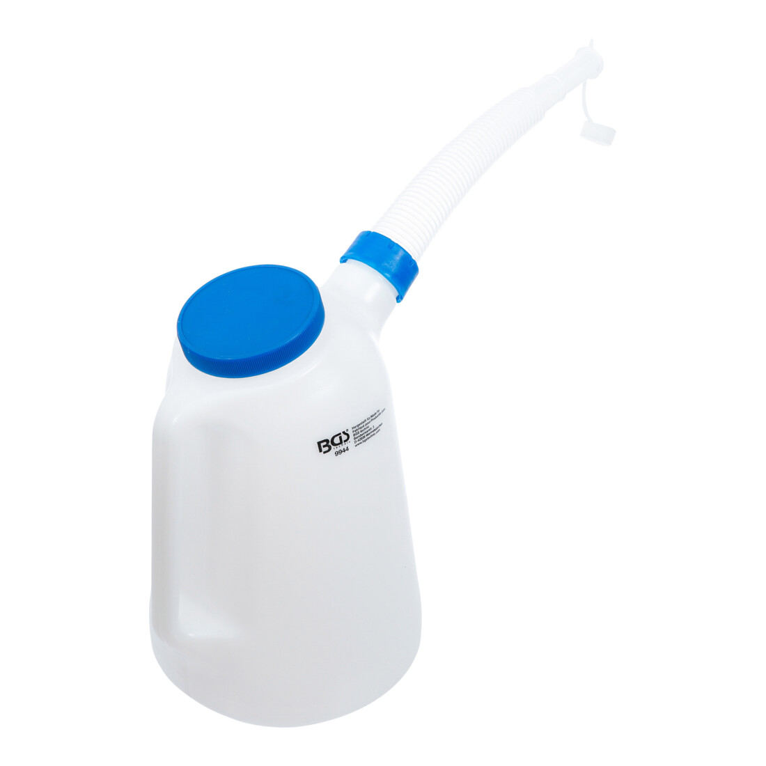BGS Recipiente per fluidi con beccuccio e coperchio flessibili, 5 l