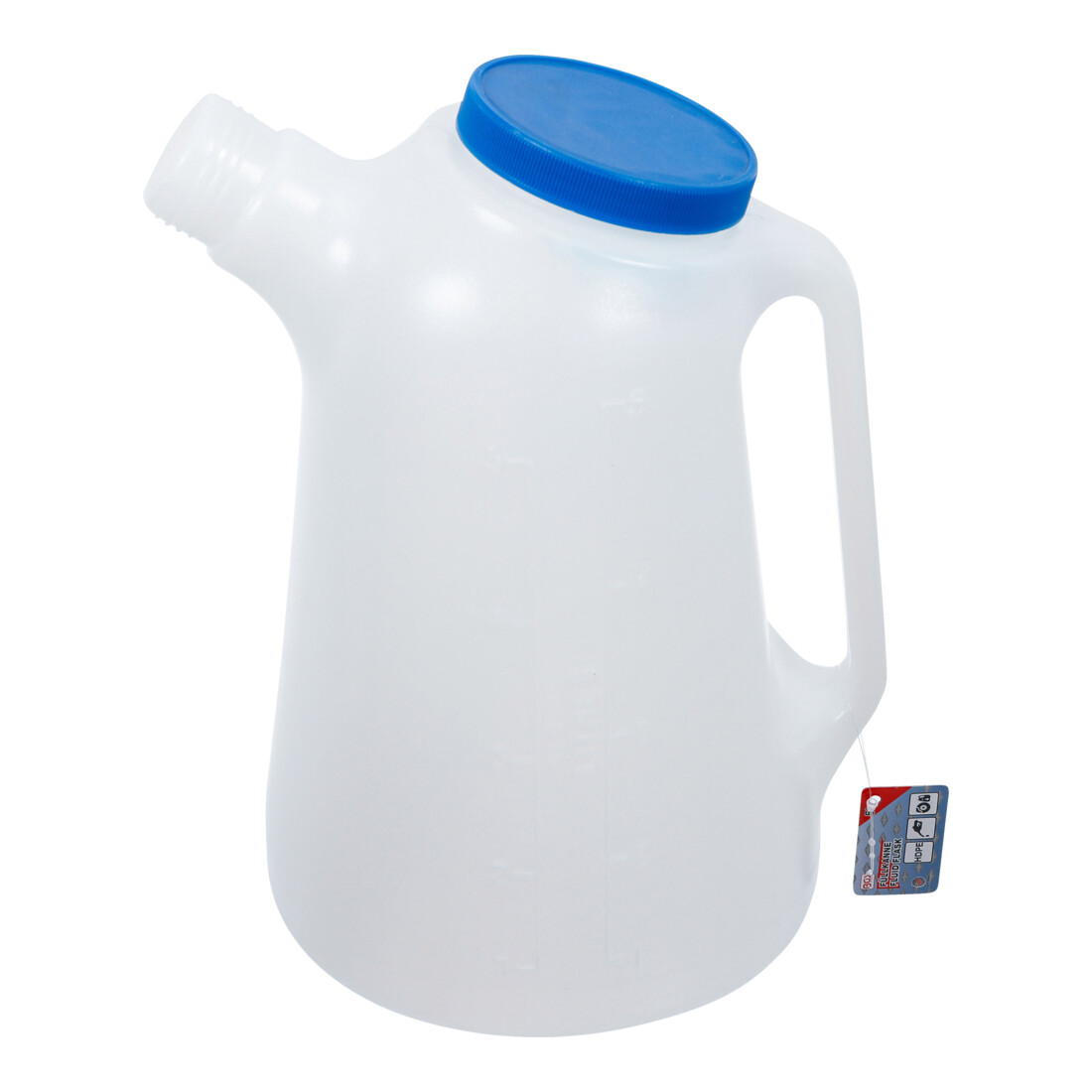 BGS Recipiente per fluidi con beccuccio e coperchio flessibili, 5 l