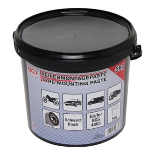 BGS Reifenmontagepaste schwarz 5 kg