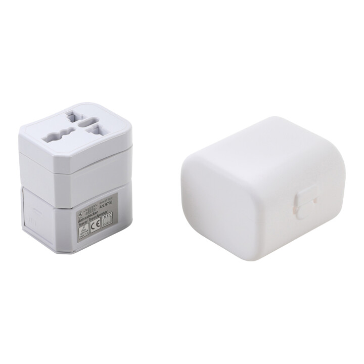 BGS Reisstekker/stopcontactadapter | 3-dlg.