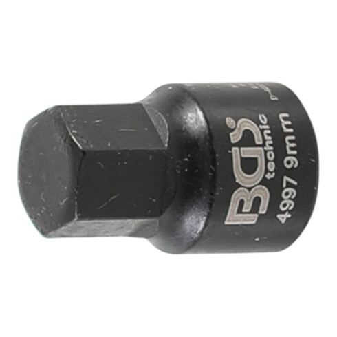 BGS Remklauw dopsleutel | zeskant | extra kort | 9 mm