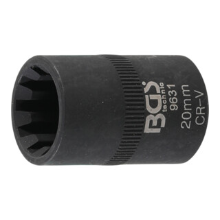 BGS remklauw inzetstuk 10-kant voor VAG en Porsche SW 20 mm